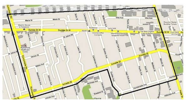JRA Area Map